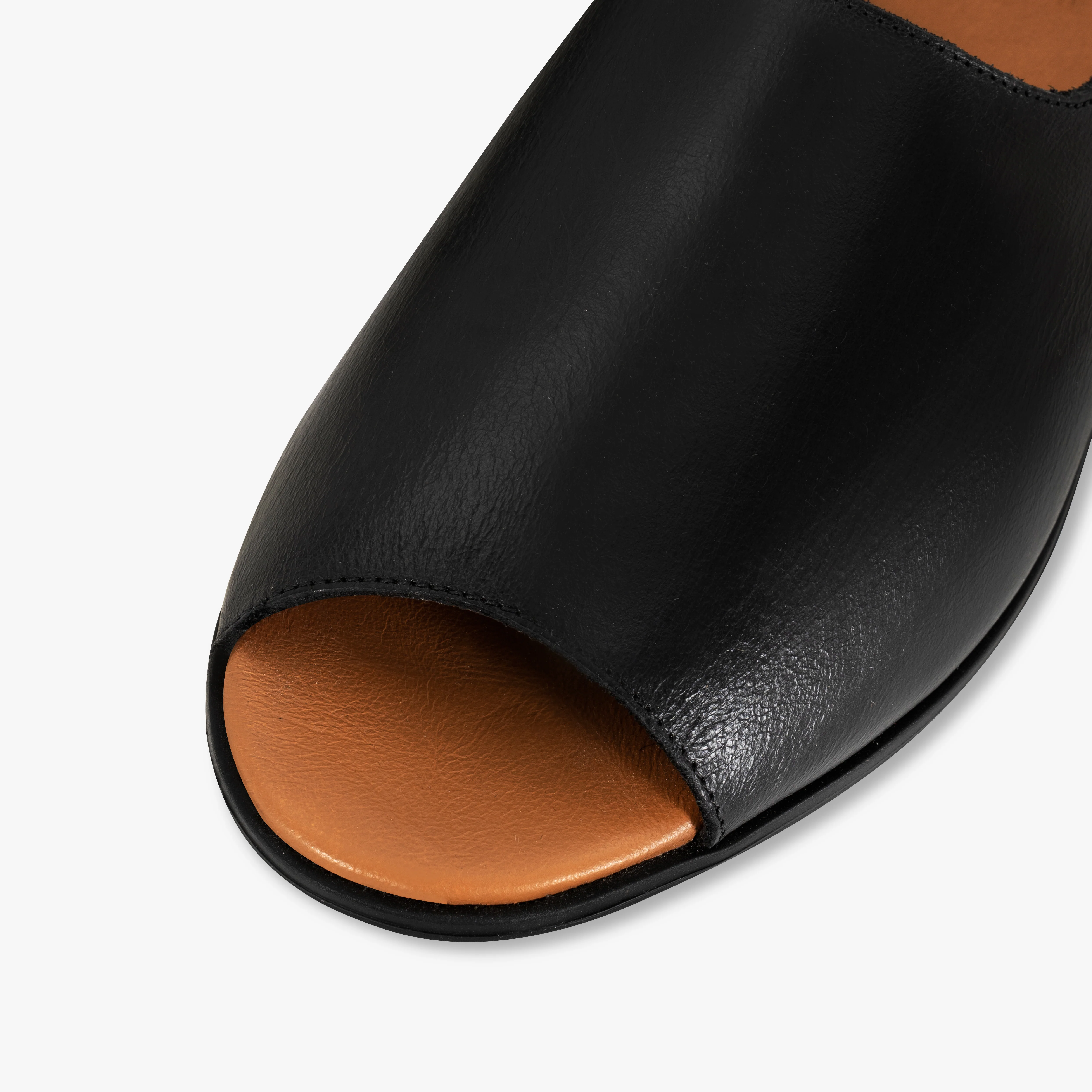 Jet Black Peep Toes - Image 6