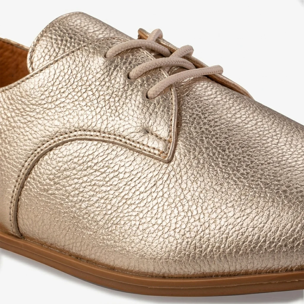 Brilliant Gold Oxfords - Image 5