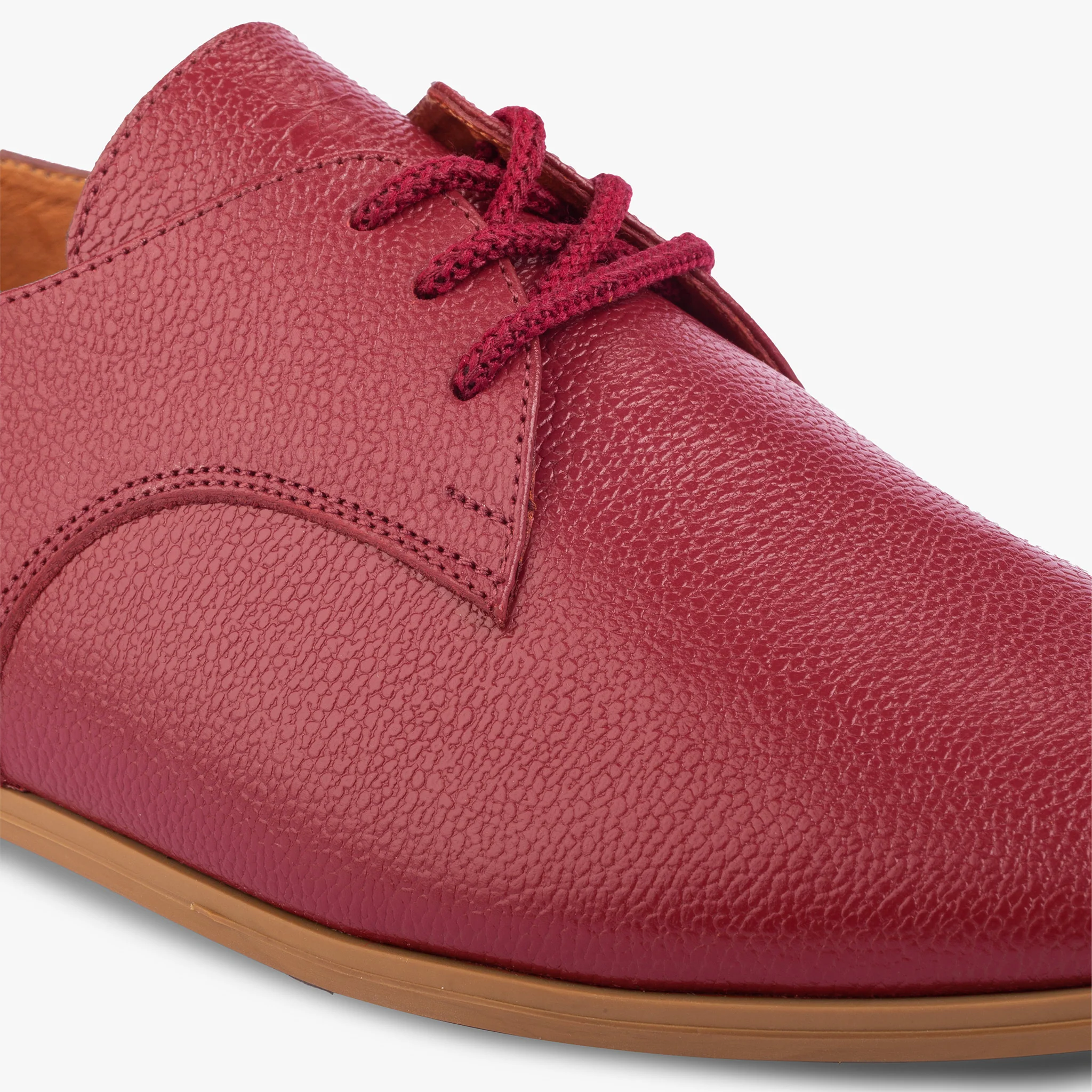 Burgundy Vintage Oxfords - Image 5
