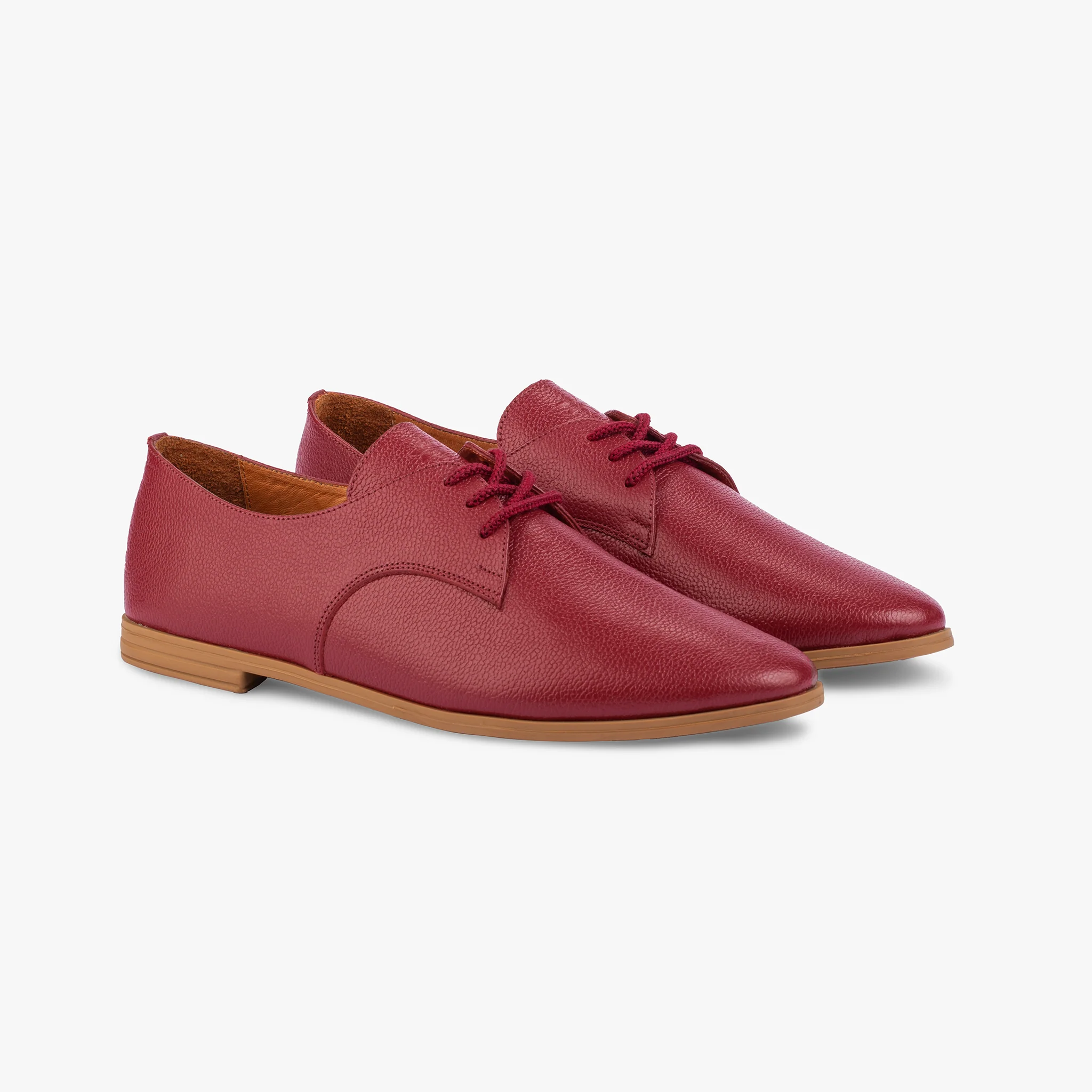 Burgundy Vintage Oxfords - Image 6