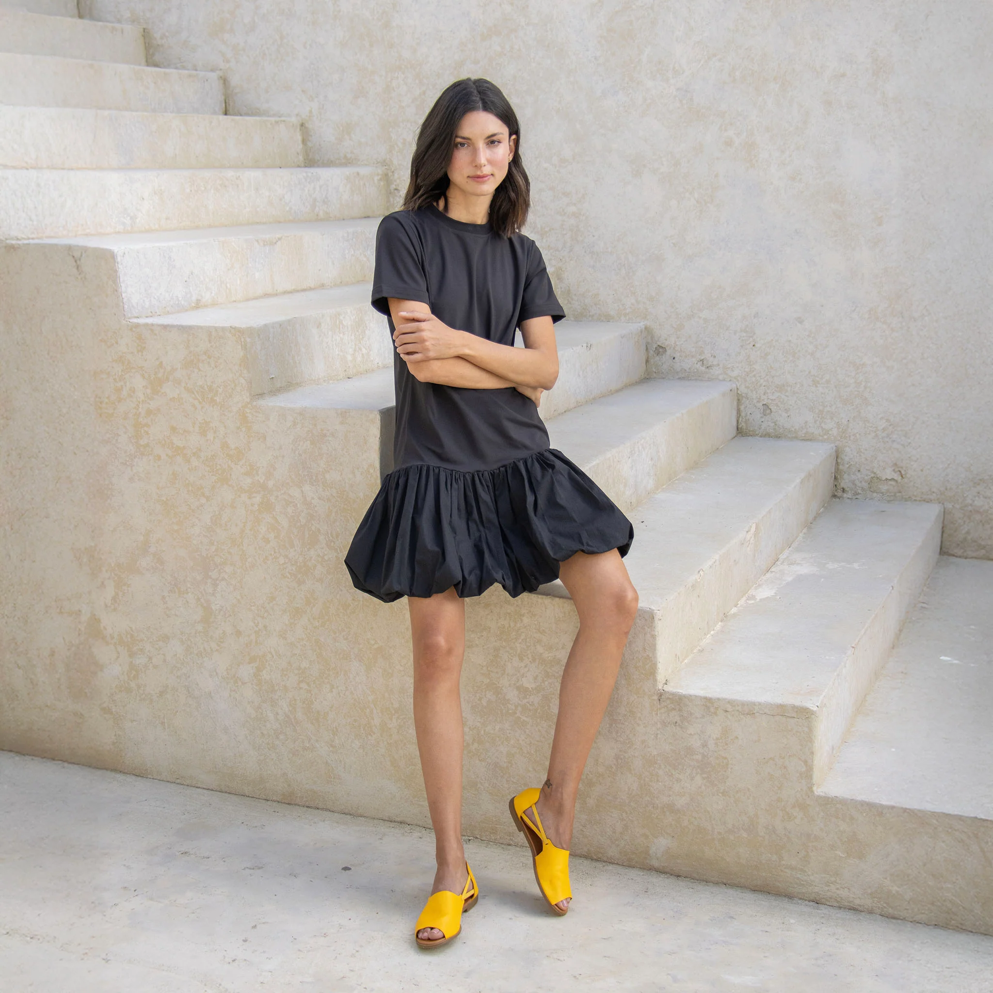 Sunshine Yellow Peep Toes - Image 4